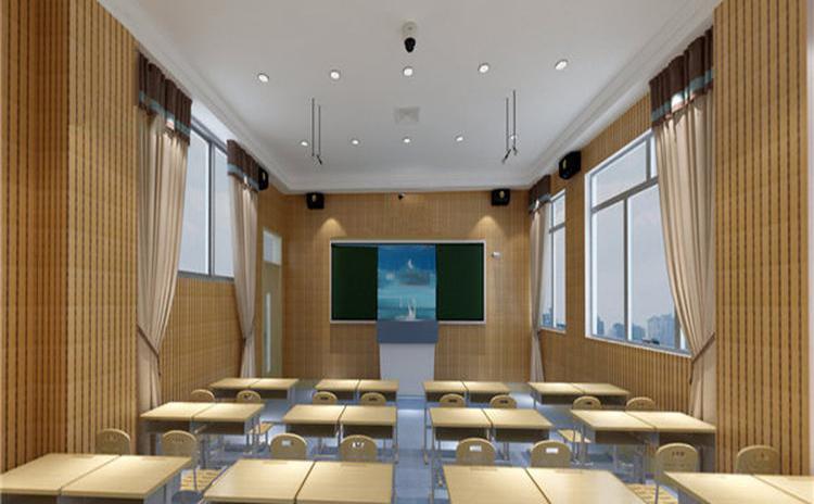 河南南陽(yáng)學(xué)校多媒體教室槽木吸音板聲學(xué)工程 河南南陽(yáng)學(xué)校多媒體教室槽木吸音板聲學(xué)工程