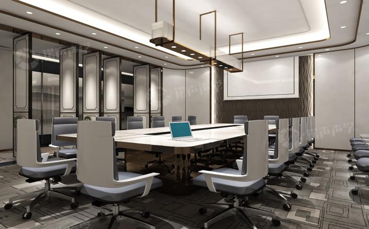 會議室裝修時為什么要裝墻面吸音材料-1
